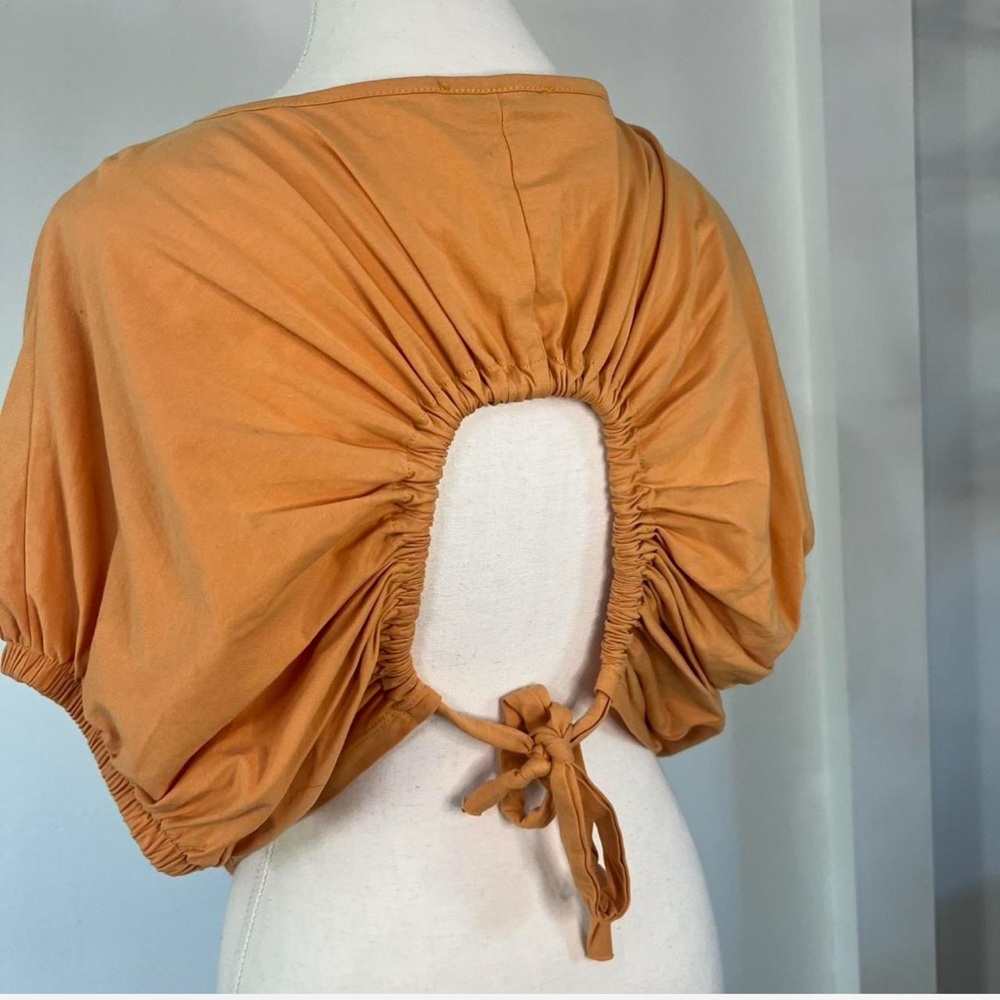 FAVLUX Rust‎ Orange Blouse - Picture 3 of 6